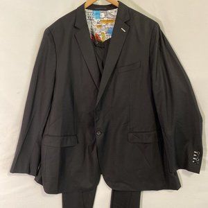New J. Hilburn custom 2 piece suit Back Jacket 53  Pants 43